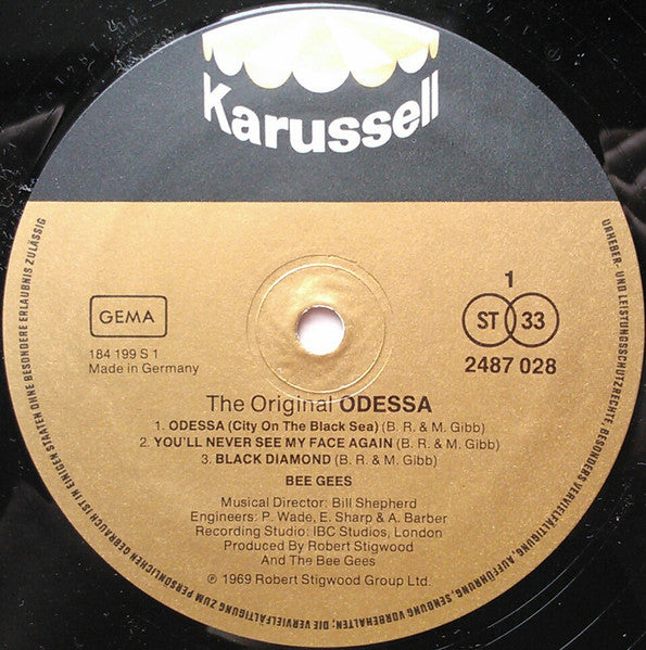 Bee Gees : Odessa (2xLP, Album, RE, Gat)