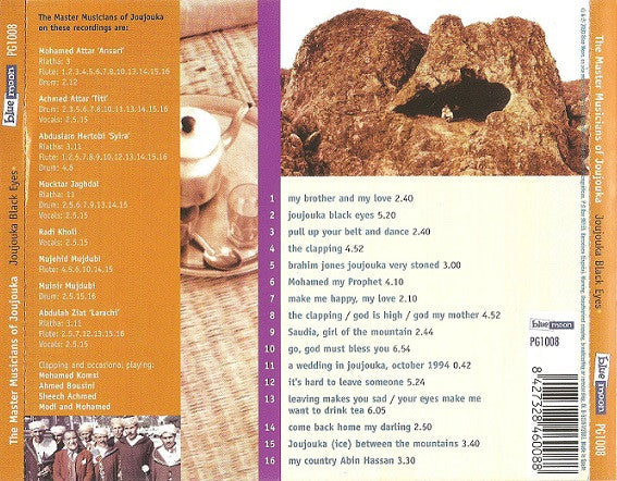 The Master Musicians Of Joujouka : Joujouka Black Eyes (CD, Album, RE)