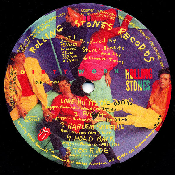 The Rolling Stones : Dirty Work (LP, Album)