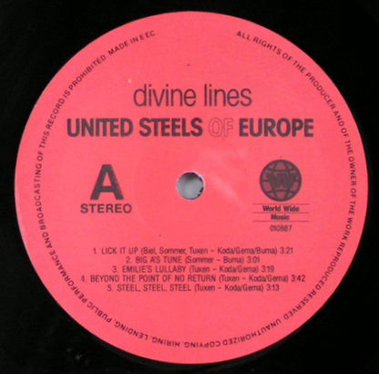 United Steels Of Europe : Divine Lines (LP)