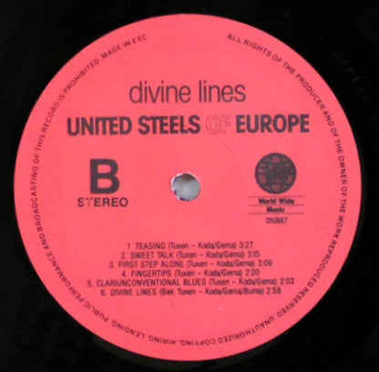 United Steels Of Europe : Divine Lines (LP)
