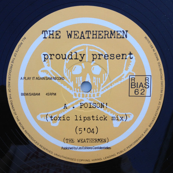 The Weathermen : Poison! (Toxic Lipstick Remixes) (12")