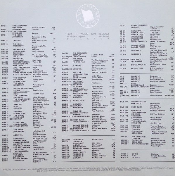 The Weathermen : Poison! (Toxic Lipstick Remixes) (12")