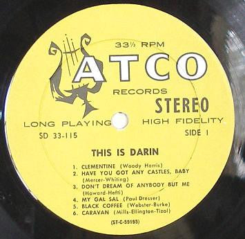 Bobby Darin : This Is Darin (LP, Album)