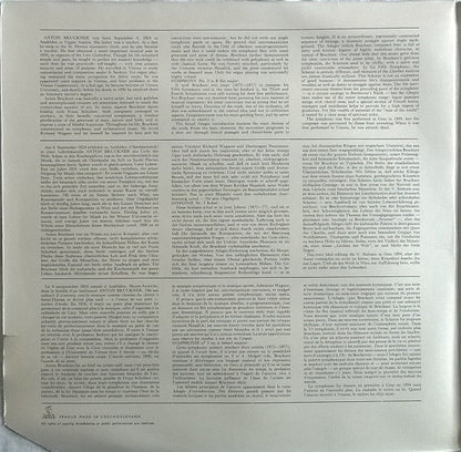 Anton Bruckner - The Czech Philharmonic Orchestra, Lovro Von Matacic : Symphony No 5 In B Flat Major (2xLP, Album)