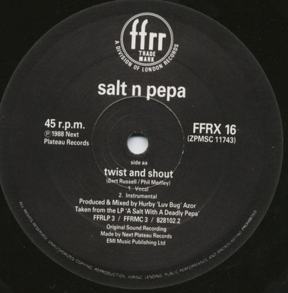 Salt 'N' Pepa : Get Up Everybody / Twist & Shout (12")