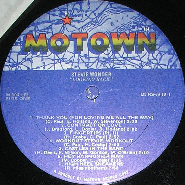 Stevie Wonder : Looking Back (3xLP, Comp, Ltd, Mon)
