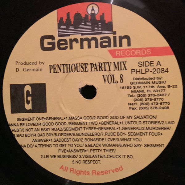 Various : Penthouse Party Mix Vol. Eight (LP, Comp, Mixed)