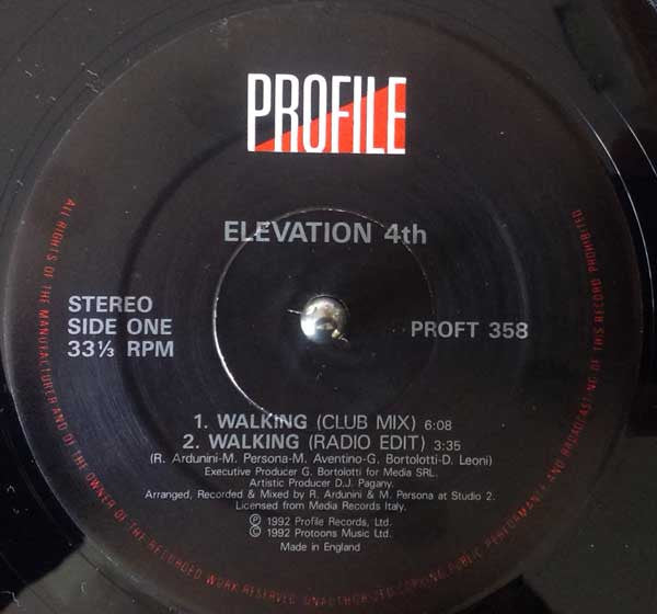Elevation 4th : Walking (12")