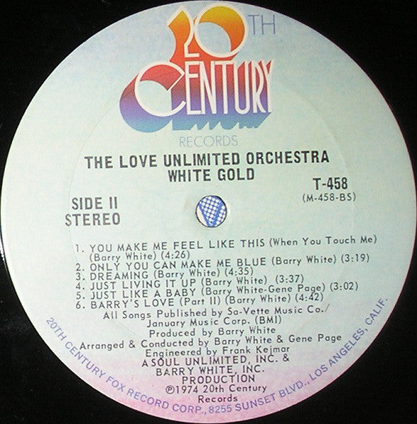 Love Unlimited Orchestra : White Gold (LP, Album, Pit)