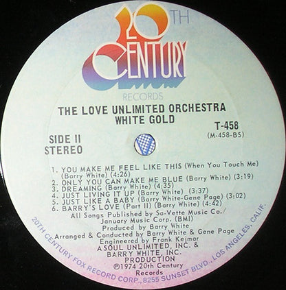 Love Unlimited Orchestra : White Gold (LP, Album, Pit)