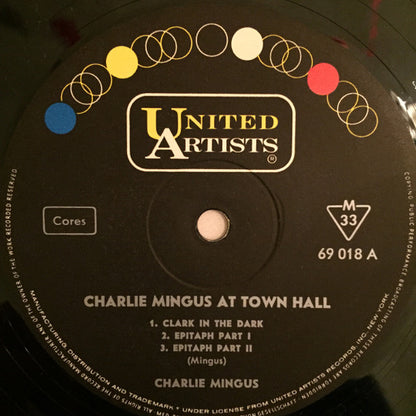 Charles Mingus : Town Hall Concert (LP, Album, Mono)