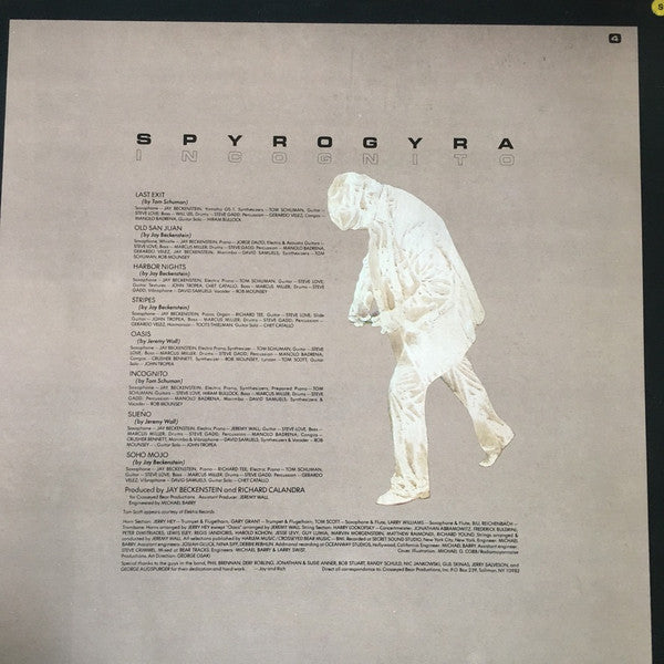 Spyro Gyra : Incognito (LP, Album)