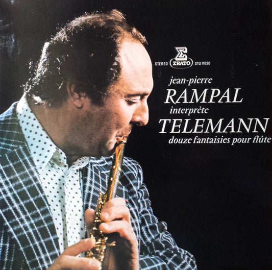 Georg Philipp Telemann - Jean-Pierre Rampal : Douze Fantaisies Pour Flûte (LP, Gat)