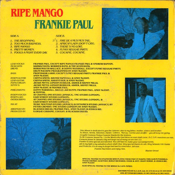 Frankie Paul : Ripe Mango (LP, Album)