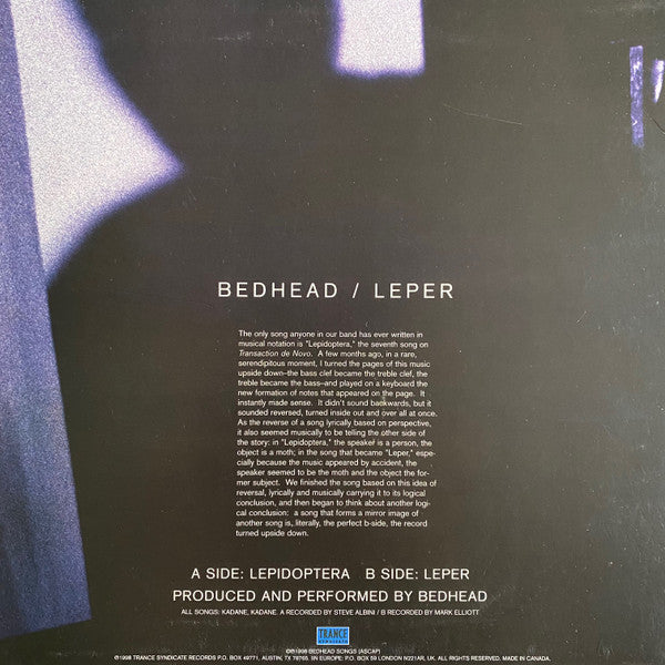 Bedhead : Lepidoptera (10")