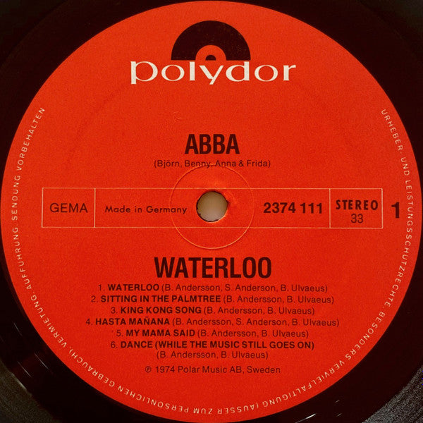 ABBA, Björn & Benny, Agnetha & Anni-Frid : Waterloo (LP, Album)