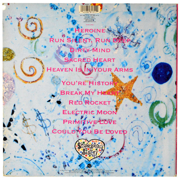 Shakespear's Sister : Sacred Heart (LP, Album, Gat)