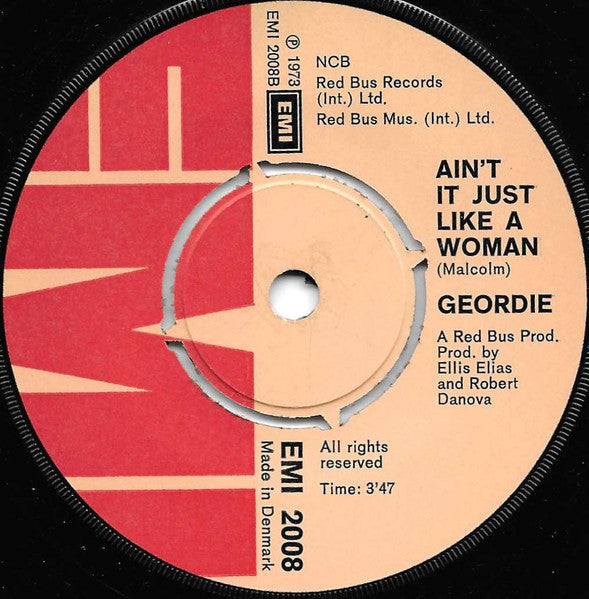 Geordie : All Because Of You (7")