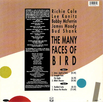 Richie Cole, Lee Konitz, Bobby McFerrin, James Moody & Bud Shank : The Many Faces Of Bird (LP,  )