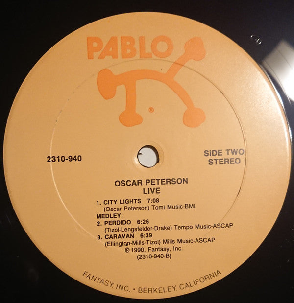 Oscar Peterson : Live! (LP)