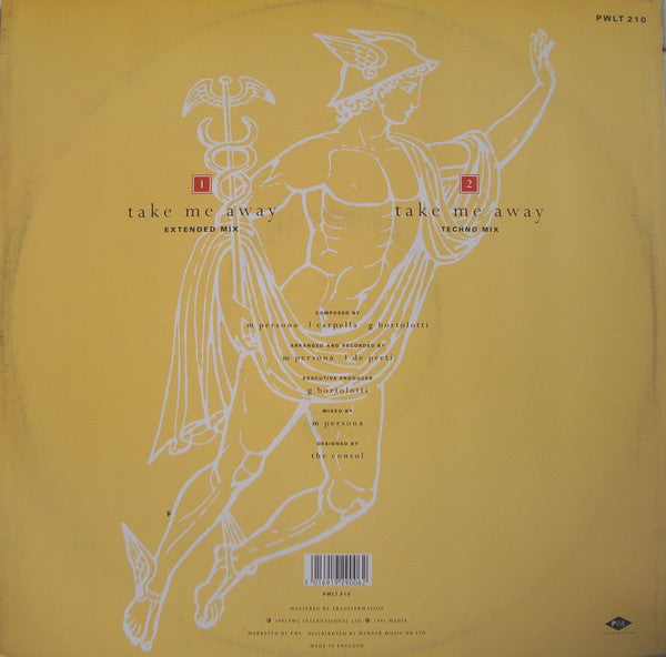 Cappella Featuring Loleatta Holloway : Take Me Away (12")