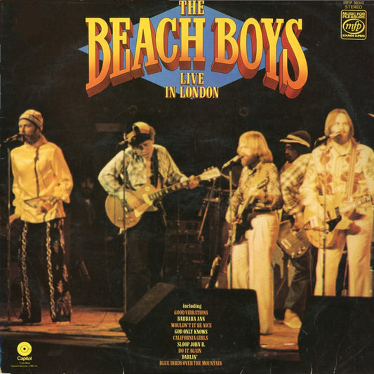 The Beach Boys : Live In London (LP, Album, RE)