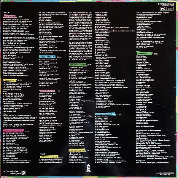 Charlélie Couture : Pochette Surprise (LP, Album)