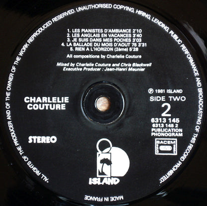 Charlélie Couture : Pochette Surprise (LP, Album)