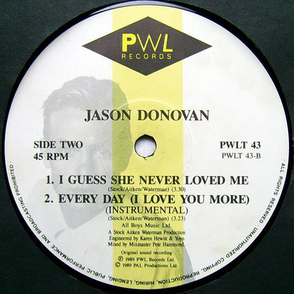 Jason Donovan : Every Day (I Love You More) (12", Single)