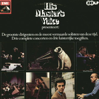 Various : His Master's Voice Presenteert: De Grootste Dirigenten En De Meest Vermaarde Solisten Van Deze Tijd. Drie Complete Concerten En Drie Luisterrijke Toegiften (2xLP, Comp, Ltd)