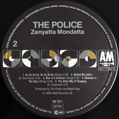 The Police : Zenyatta Mondatta (LP, Album, RE)