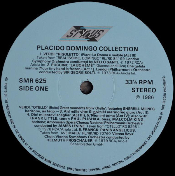 Placido Domingo : Placido Domingo Collection (2xLP, Album, Comp, Gat)