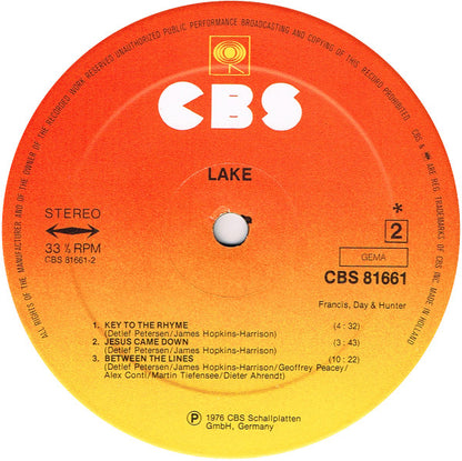 Lake (2) : Lake (LP, Album, RE)