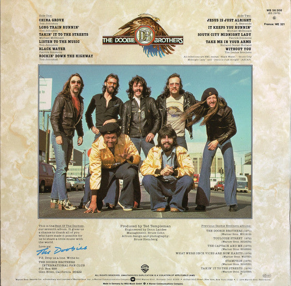 The Doobie Brothers : Best Of The Doobies (LP, Comp, RE)