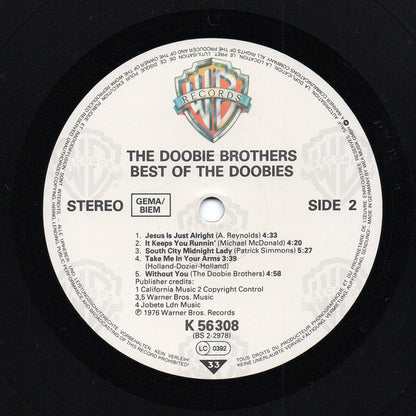 The Doobie Brothers : Best Of The Doobies (LP, Comp, RE)