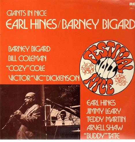 Earl Hines / Barney Bigard : Giants In Nice (LP)