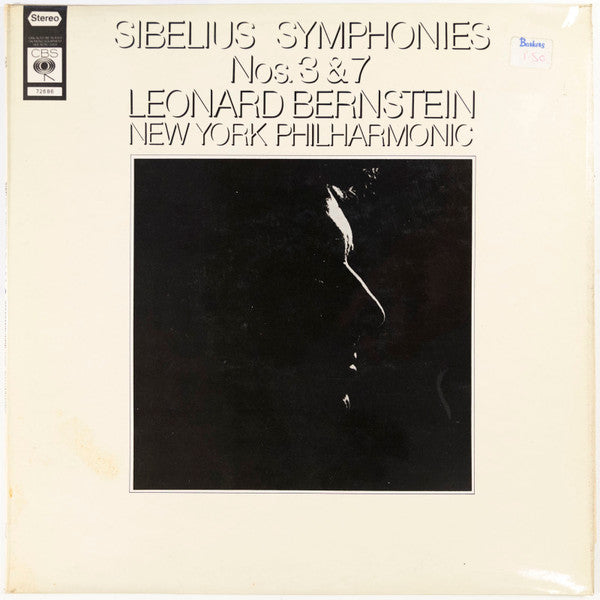 Jean Sibelius - Leonard Bernstein, New York Philharmonic : Symphonies Nos. 3 & 7 (LP, Album)