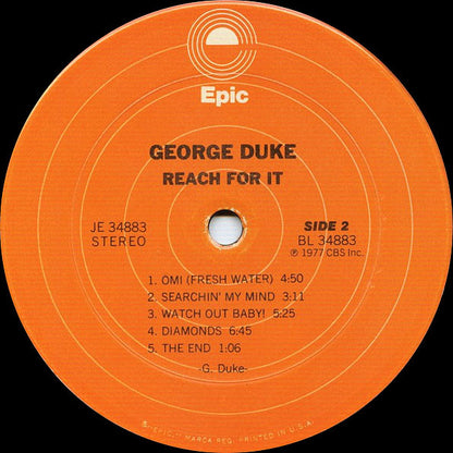 George Duke : Reach For It (LP, Album, Pit)