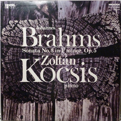 Johannes Brahms - Zoltán Kocsis : Sonata No. 3 In F Minor, Op. 5 (LP)
