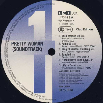 Various : Pretty Woman (Soundtrack) (LP, Comp, Club)