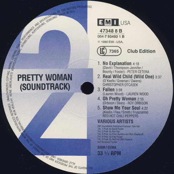 Various : Pretty Woman (Soundtrack) (LP, Comp, Club)