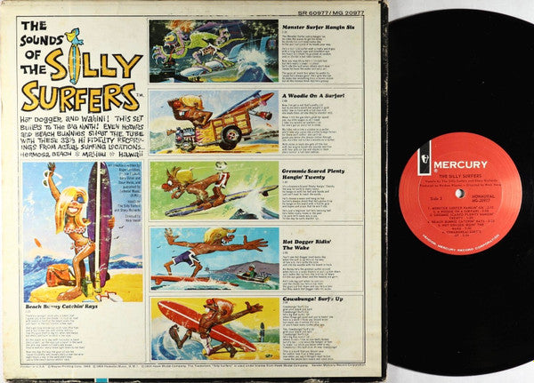 The Silly Surfers : The Sounds Of The Silly Surfers  (LP, Album, Mono)