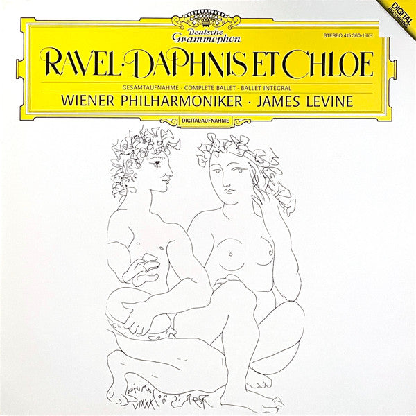 Maurice Ravel, Wiener Philharmoniker / James Levine (2) : Daphnis Et Chloé (LP, Dig)