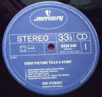 Rod Stewart : Every Picture Tells A Story (LP, Album, RE)