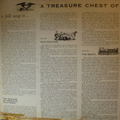 Ed McCurdy : A Treasure Chest Of American Folk Song (2xLP, Album, Gat)
