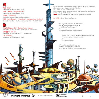 All Earz : Love-Starved Moon Men On The Prowl (LP, Ltd, Red)