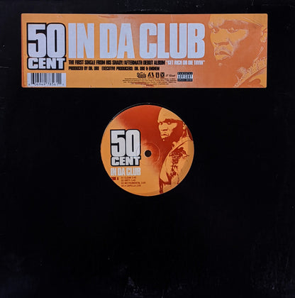 50 Cent : In Da Club / Backdown (12", Single)