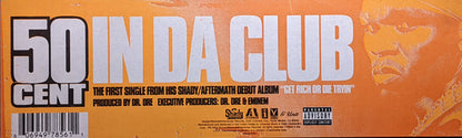 50 Cent : In Da Club / Backdown (12", Single)