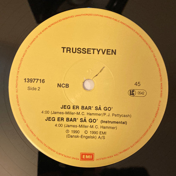 Trussetyven : Jeg Er Bar' Så Go' (12", Single)